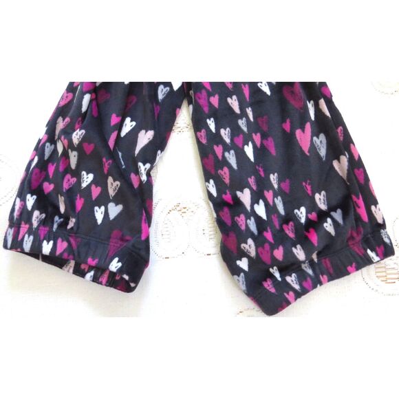 Secret Treasures Women's Velour Jogger Greystone Hearts  L (12/14)  EUC - Picture 4 of 7